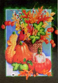 View Autumn Still Life Flag 28"x40" - 9953CD