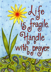 View Handle With Prayer Flag 28"x40" - 9995CD