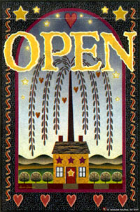 View Country OPEN Flag 24"x36" - JFL025L