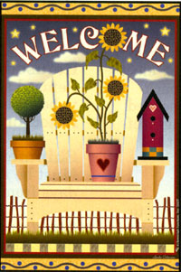 View Garden Chair Flag 24"x36" - JFL030L