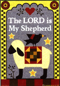 View The Lord is My Shepherd Flag 24"x36" - JFL037L