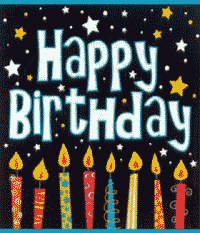 View Birthday Candles Garden Flag 12"x18" - T0061G