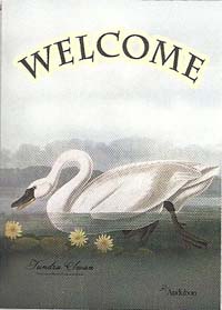 Tundra Swan Garden Flag 12.5" x 18"