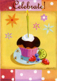 View Cupcake Garden Flag 12.5"x18" - T7104G