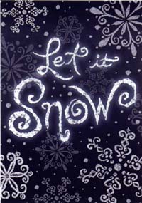 View Let It Snow Flag 28"x40" - T7280