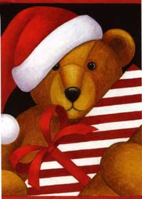 View Teddy Present Flag 28"x40" - T8064