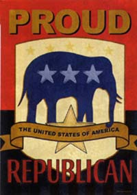 View Proud Republican Flag 28"x40" - T8169