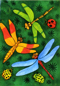 View Bugs & Dragonflies Flag 28"x40" - T8230