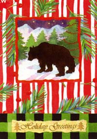View Winter Bear Flag 28"x40" - T8278