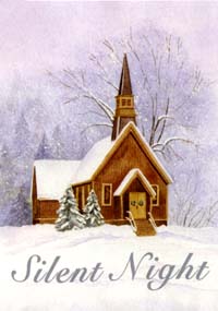 View Silent Night Flag 28"x40" - T8297