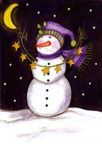 View Starstruck Snowman Flag 28"x40" - T8307