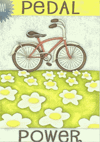 View Pedal Power Flag 28"x40" - T9029