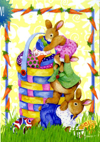 View Bunnystack Flag 28"x40" - T9112
