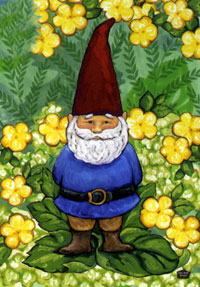 Garden Gnome Flag 28"x40"