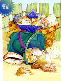 View Beach Bucket Flag 28"x40" - T9190