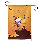 View Halloween Snoopy Unique Double Sided Garden Yard Decorations Flag 12.5 X 18  - 
