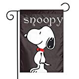 View Snoopy Unique Decorative Outdoor Yard Flag 12x18 - 