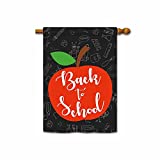 View KafePross Back to School with Apple House Flag Pupils Gifts Banner 28"x40" Print Both Sides - 