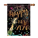 View pinata Happy New Year House Flag 28x40 Inch Double Sided - 
