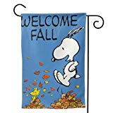 View Snoopy Welcome Fall Double Sided Outdoor Flag  - 