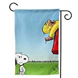 View Snoopy Unique Decorative Double Sided Outdoor Yard Flags for Your Home 12.5" X 18" / 28" X 40" - 