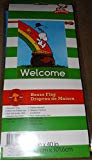 View Peanuts Snoopy Welcome St Patricks Day Flag with Rainbow and Pot of Gold - 