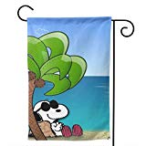 View Snoopy Holiday Unique Decorative Double Sided Outdoor Yard Flags for Your Home 12.5" X 18" / 28" X 40" - 