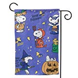 View Snoopy Halloween Costume Double Sided Outdoor Flag House Banner for Yard Home Decor 28"x40" Inch - 