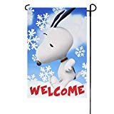 View Peanuts Merry Christmas Garden Flag 12" x 18" Snoopy - 