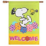 View  SPRING WELCOME HOUSE FLAG 28" x 40" Snoopy - 