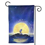 View Snoopy Mermaid Unique Decorative Double Sided Outdoor Yard Flags for Your Home - 