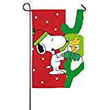 View Snoopy Decorative Garden Flags - Weather Resistant & Double Stitched - 18 X 12.5 Inchfor Home Seasonal Outdoor Decor - 