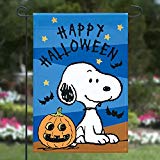 View Peanuts Snoopy Happy Halloween Flag Garden Flag,12" x 18" - 