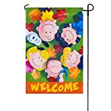 View Fall Peanuts Welcome Garden Flag  - 