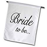 View Bride to be Wedding Engagement Garden Flag, 12 by 18-Inch - 