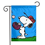 View Snoopy Garden Flag Yard Decorations Flag for Outdoor Use 100% Waterproof Polyester Flags 12 X 18 Inches - 