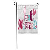 View ust Married garden flag 12x18  - 