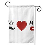 View Mr & Mrs Garden Flag, Double-Sided - 