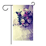 View Bride Bouquet Flowers Gloves Wedding 12x18 inches - 