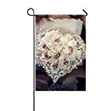 View Bride Roses Wedding Bouquet 12x18 Inches - 