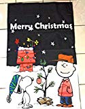 View Charlie Brown Snoopy Merry Christmas 28x40 in. House Flag Double Sided - 