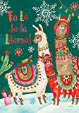 View Custom Decor FA La La La Llama - Christmas - Standard Size, Decorative Double Sided, Licensed and Copyrighted Flag - Printed in The USA Inc. - 28 Inch X 40 Inch Approx. Size - 