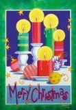 View Christmas Candles Mini Flag - 