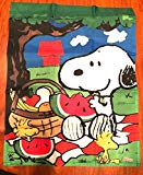 View Peanuts Snoopy Woodstock Picnic 14x18 inches Garden Flag - 