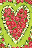 View Toland Home Garden Heart Rose 28 x 40 Inch Decorative Red Valentine Flower House Flag - 