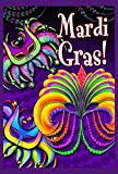 View Toland Home Garden 102125 Happy Mardi Gras 28 X 40 Inch Decorative, Double Sided House Flag-28" x40" - 