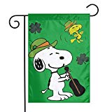 View Snoopy Unique Decorative Outdoor Yard Flags for Your Home 12 X 18 Inches - 