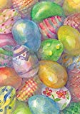 View Toland Home Garden Easter Eggs 28 x 40 Inch Decorative Colorful Pastel Egg Collage House Flag - 