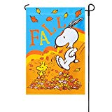 View Fall Peanuts Fall Garden Flag 12" x 18"  - 
