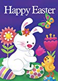 View Morigins - Bunny Tulip Decorative Double-Sided Easter Spring House Flag 28"x40" - 